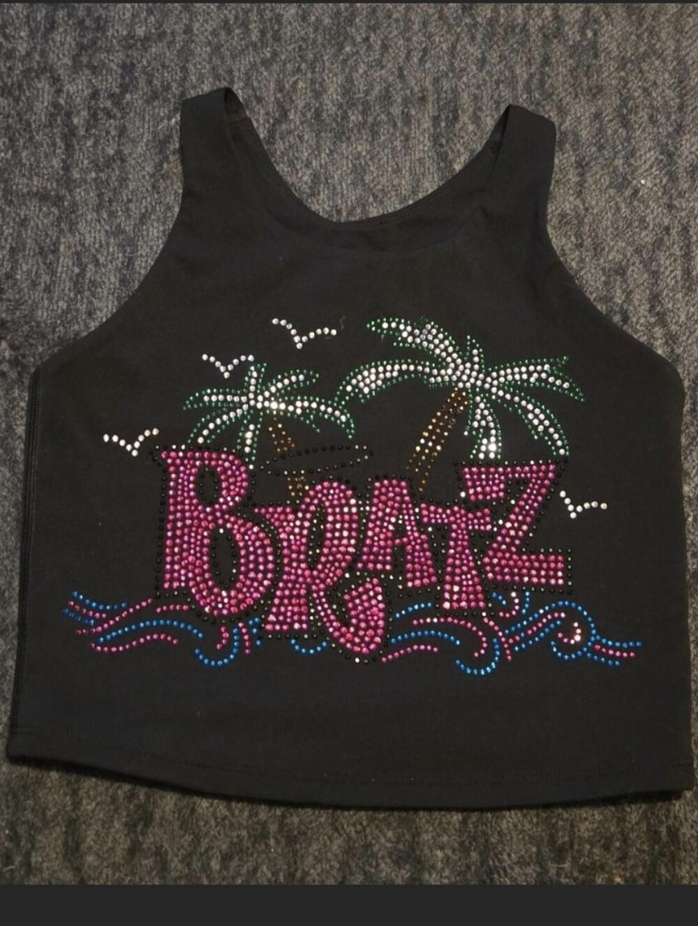 BRATZ Rhinestone Crop Top